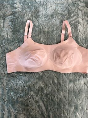 Knix Soft Scoop Bralette in Blush Pink and Rust